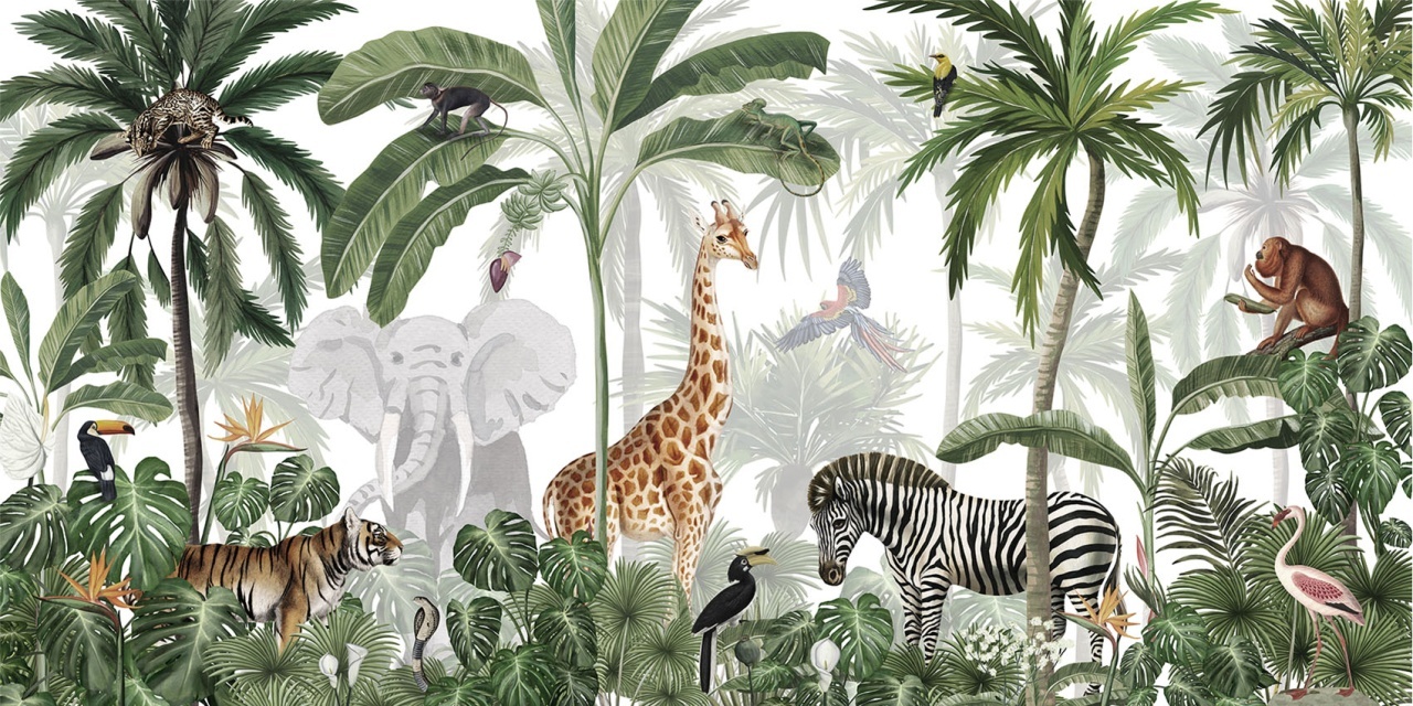 Fototapet Jungle Jive, Kikki Belle - 2
