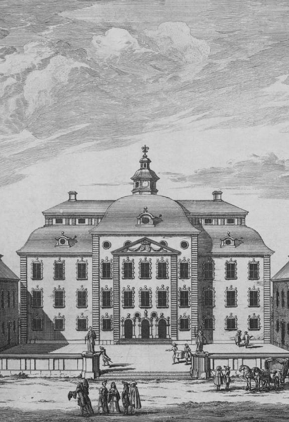 Fototapet lavabil, Löfstad Slott Graphite, Sandberg - 2
