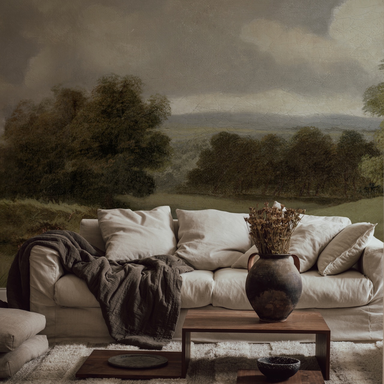 Fototapet lavabil, Oilpainting Landscape 9482W — imaginea 5