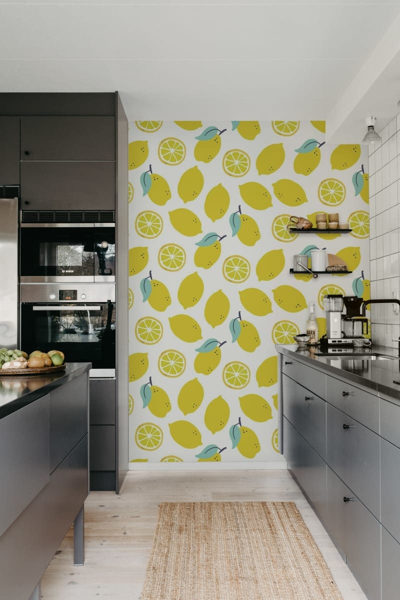 Fototapet, Lemons, Yellow, Rebel Walls - 3