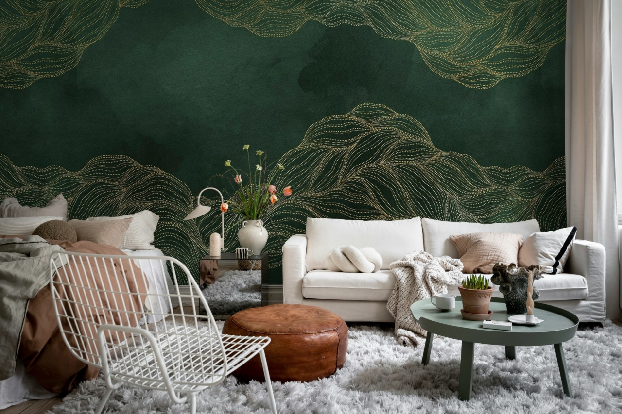 Fototapet, Opulence Dots, Jade, Rebel Walls