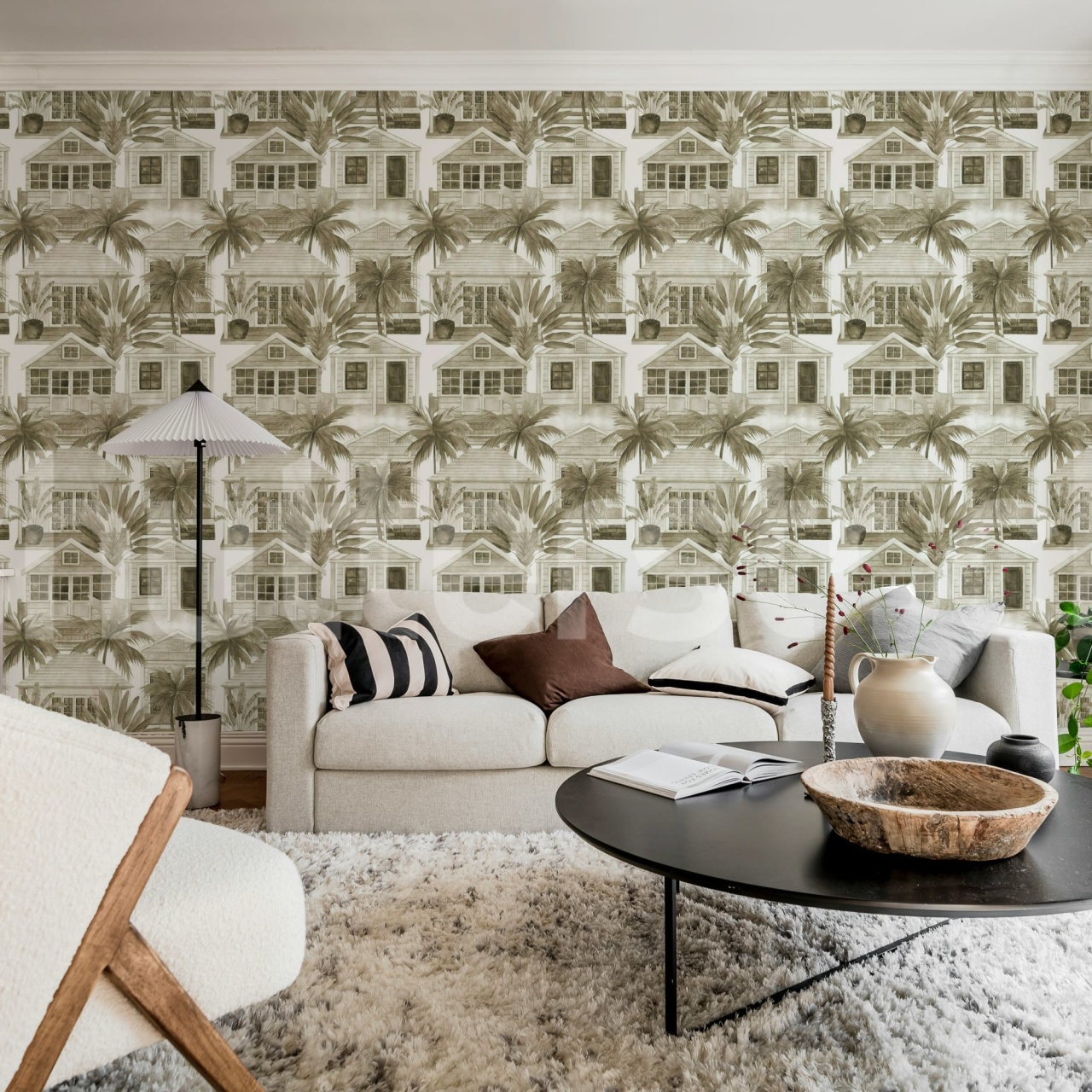 Fototapet, Palm Residence, Sand, Rebel Walls