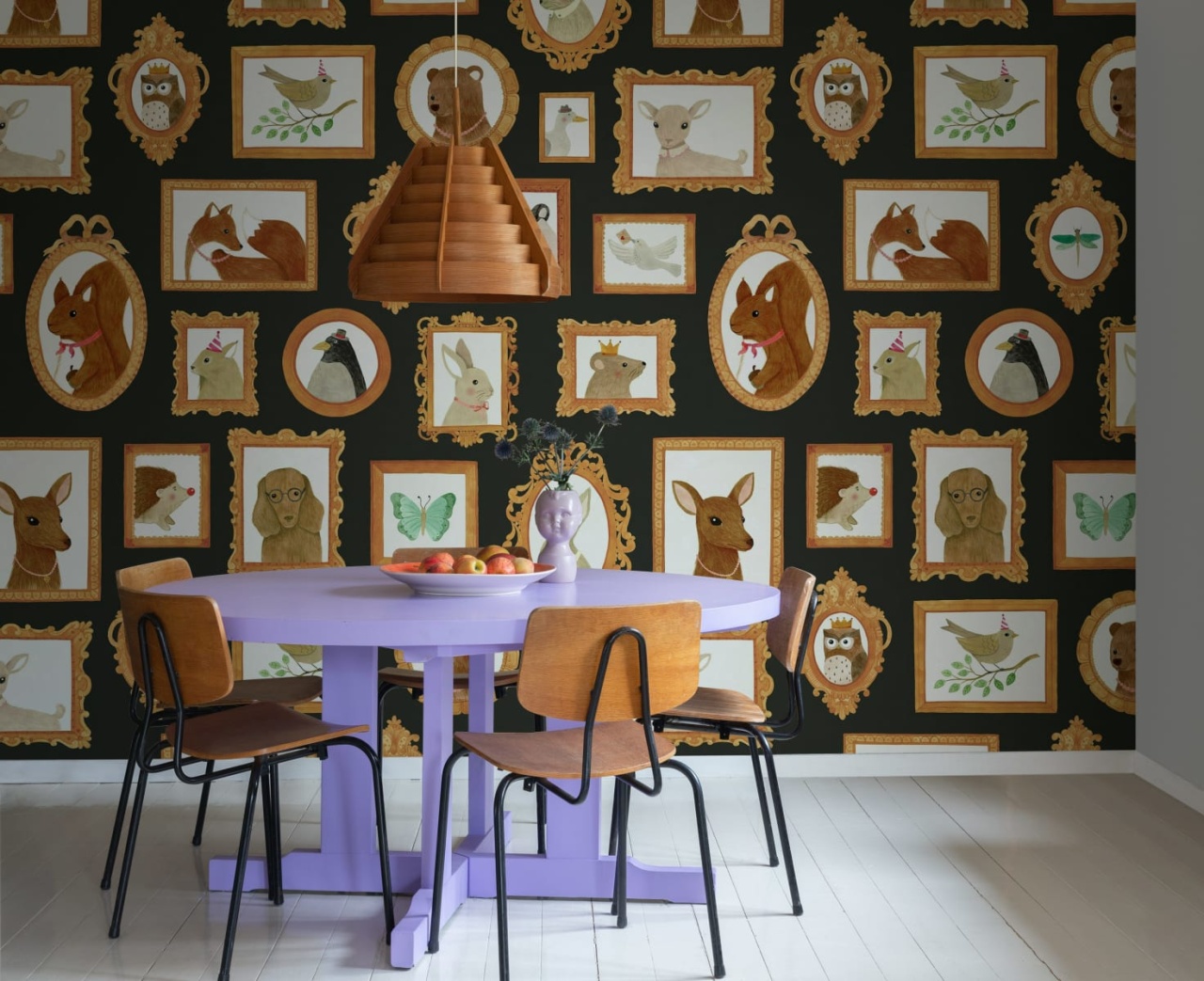 Fototapet, Pet Frames, Black, Rebel Walls - 3