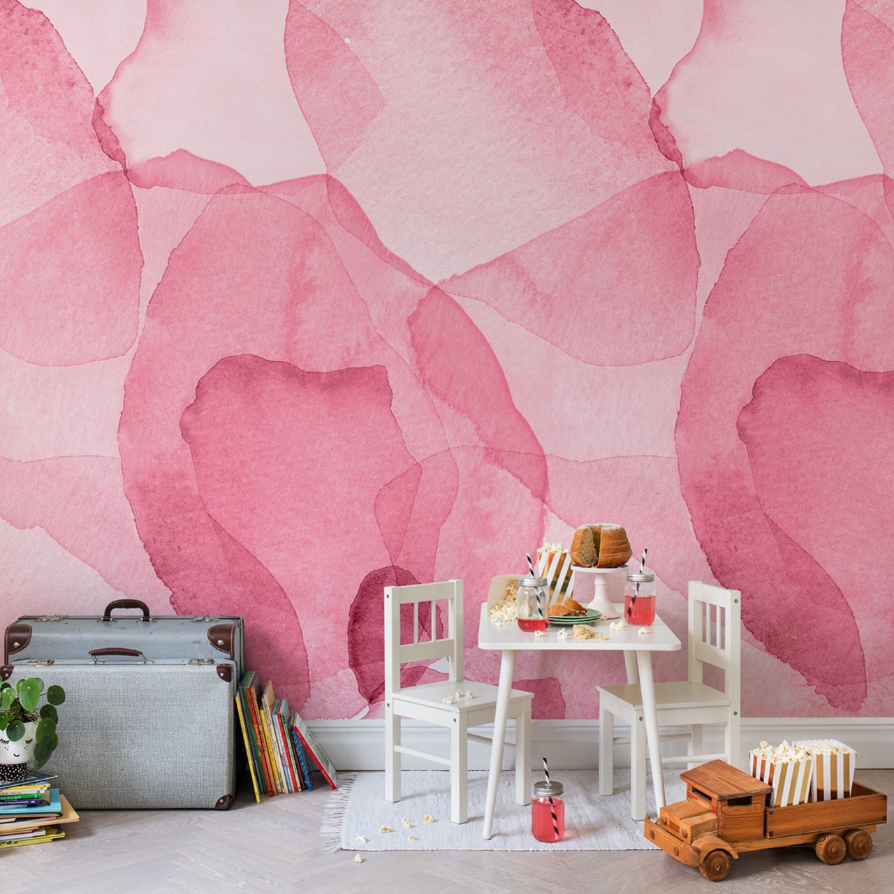 Fototapet, Petals, Magenta, Rebel Walls - 3
