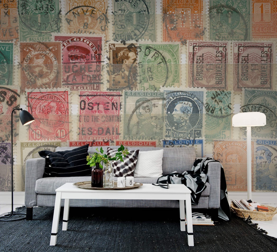 Fototapet, Philatelist, Rebel Walls - 4