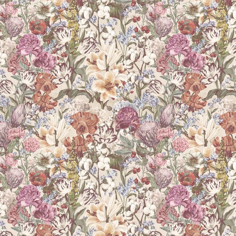 Fototapet Primavera Pastel Flowers (cream), VLAdiLA - 2