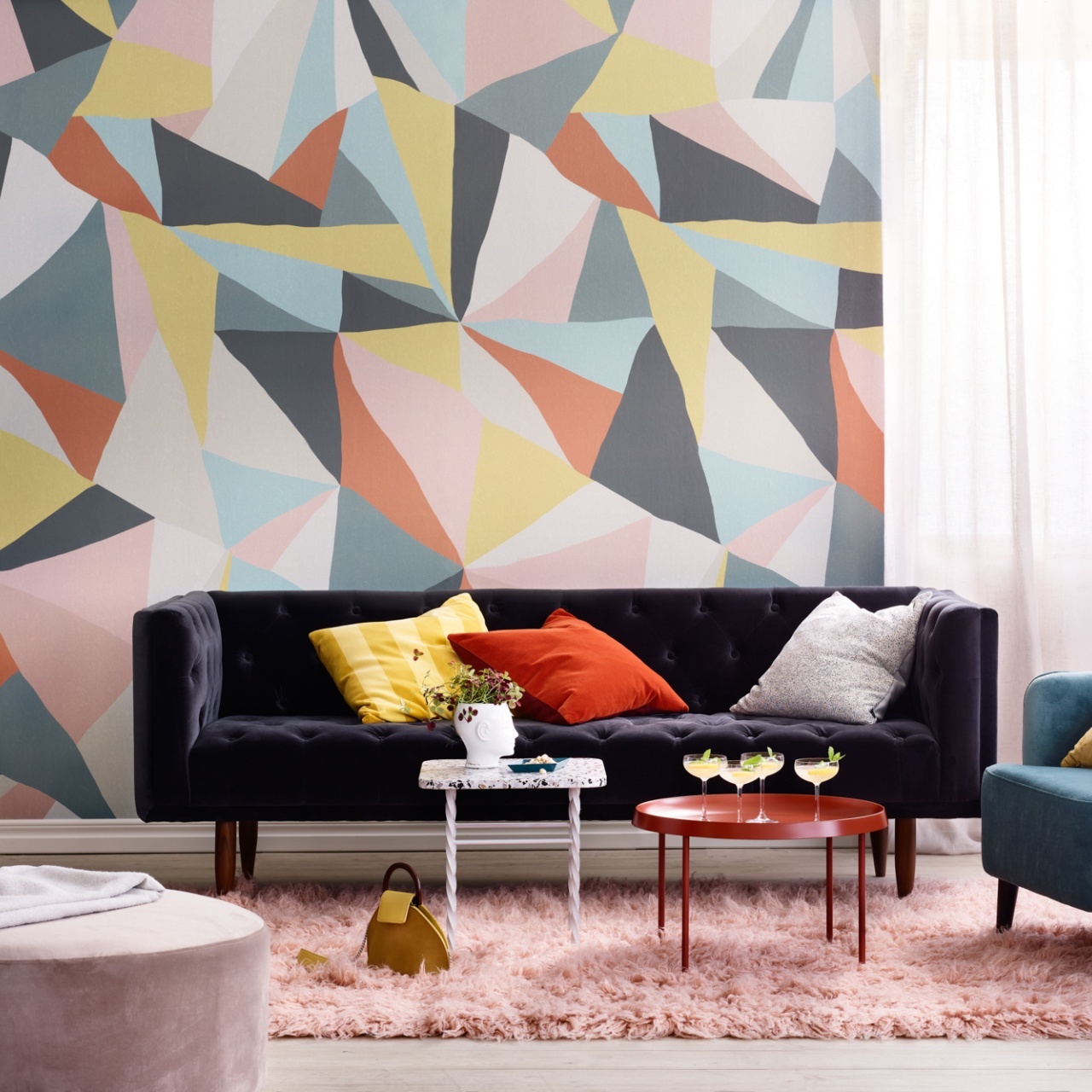 Fototapet, Retro Geometry, Rebel Walls