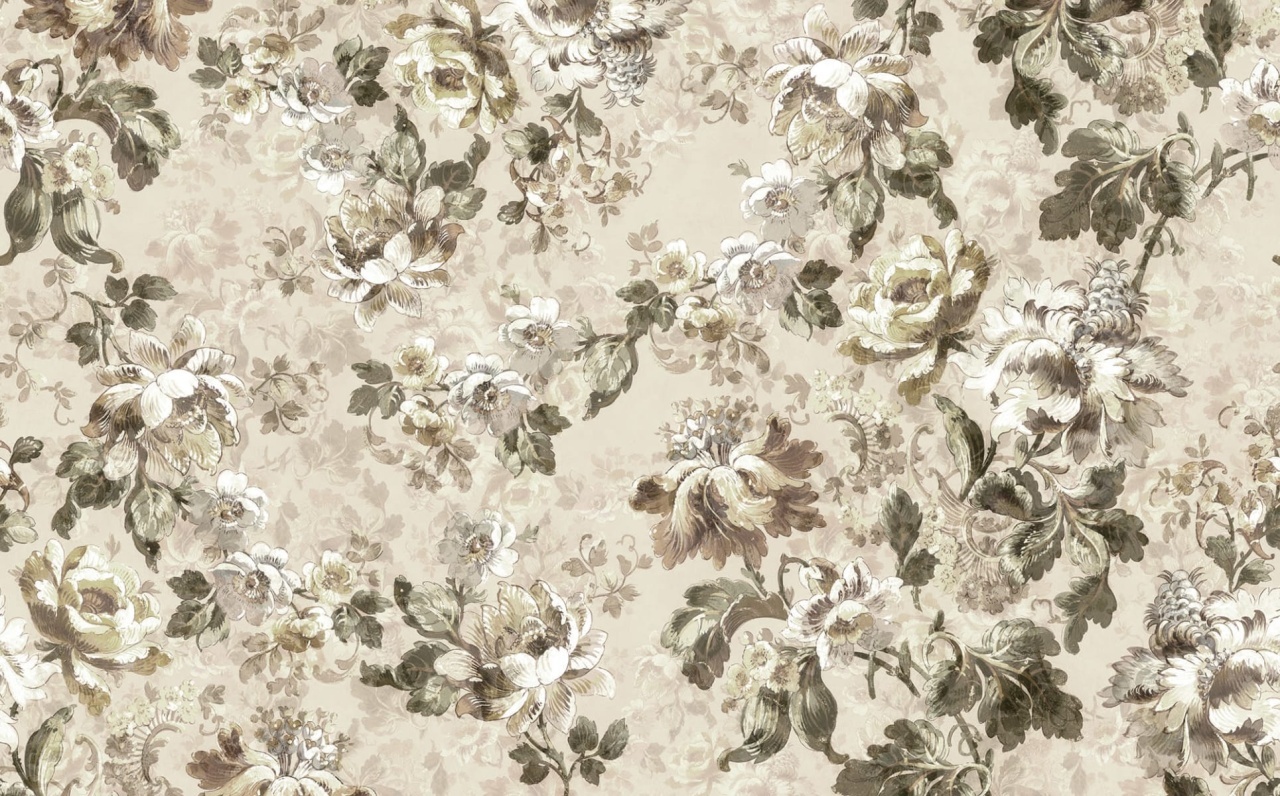 Fototapet, Roses, Beige, Rebel Walls - 2