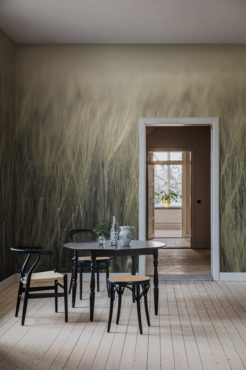 Fototapet, Rye Field, Green, Rebel Walls