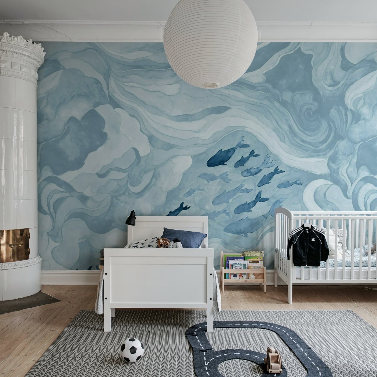 Fototapet, Silent Stream, Light Blue, Rebel Walls - 3