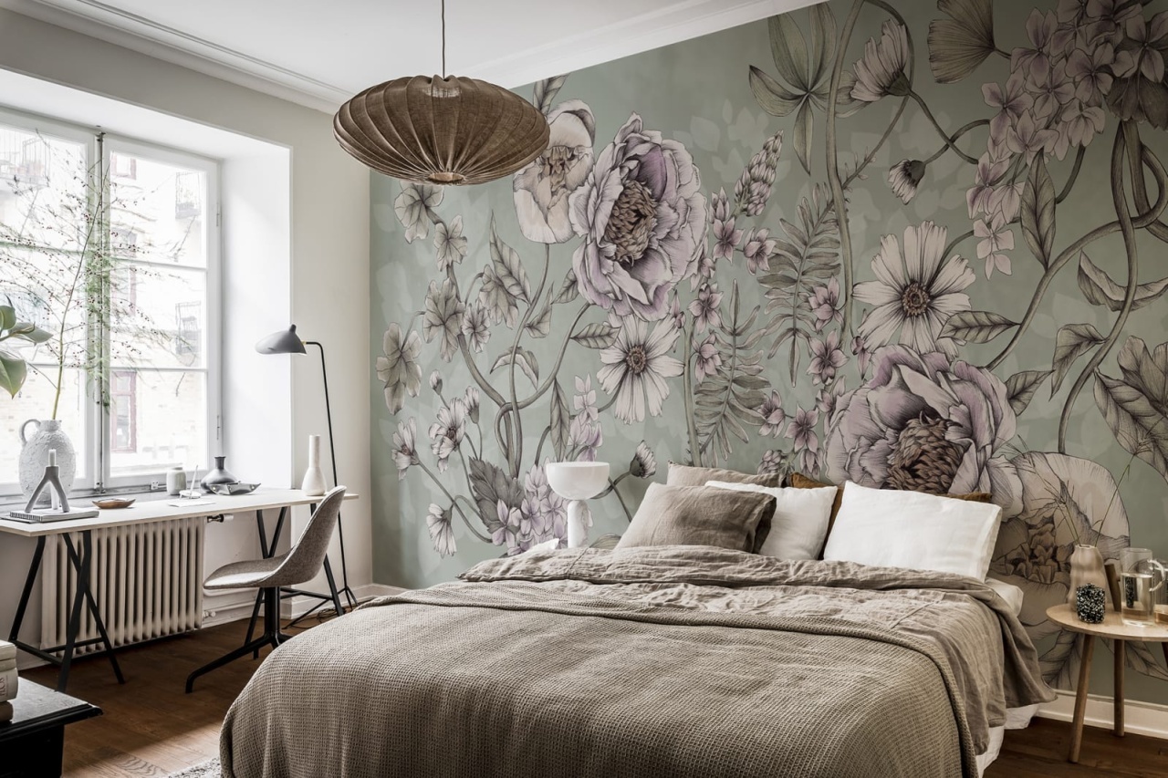 Fototapet, Spring Flower, Green, Rebel Walls - 3
