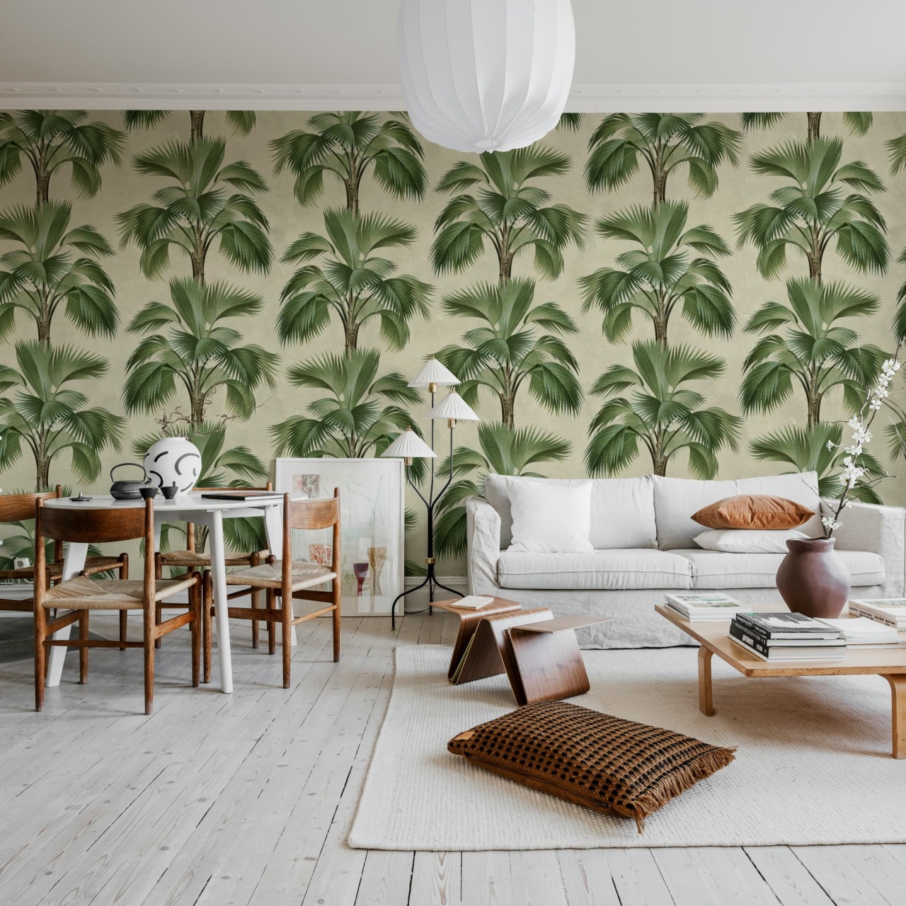 Fototapet, Tropical Rhythm, Beige, Rebel Walls - 3
