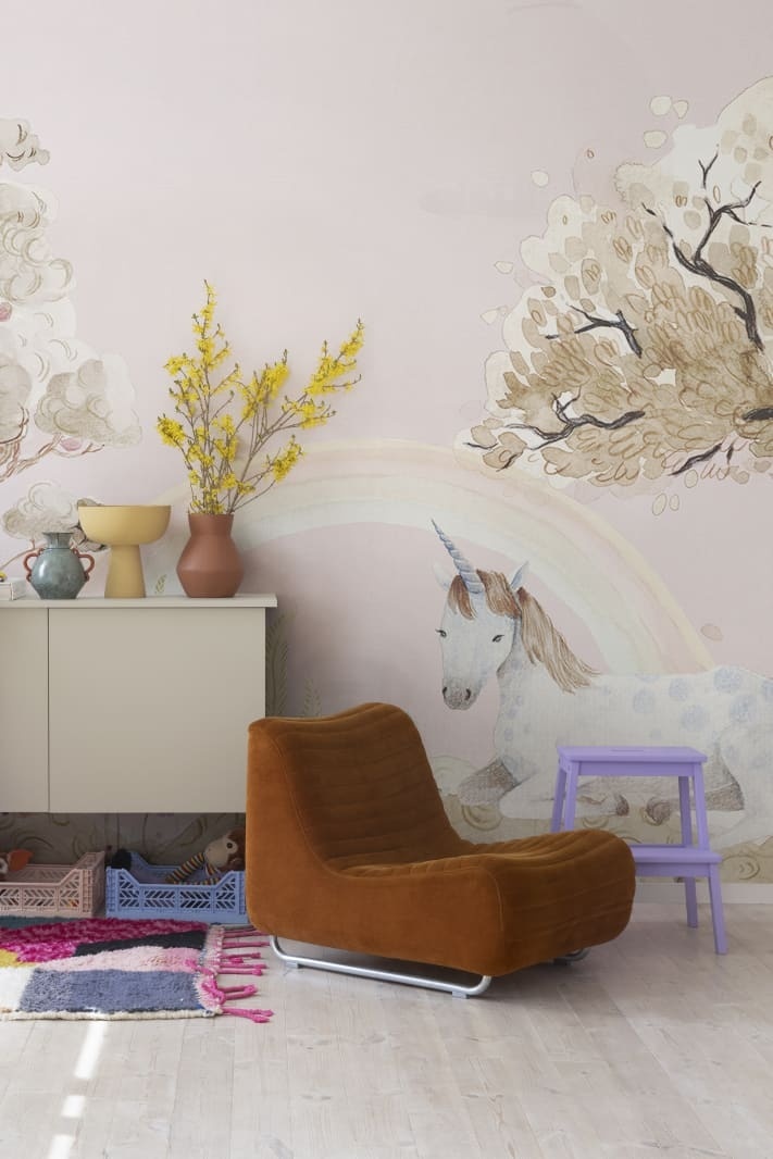 Fototapet, Unicorn Dream, Bubblegum, Rebel Walls — imaginea 6