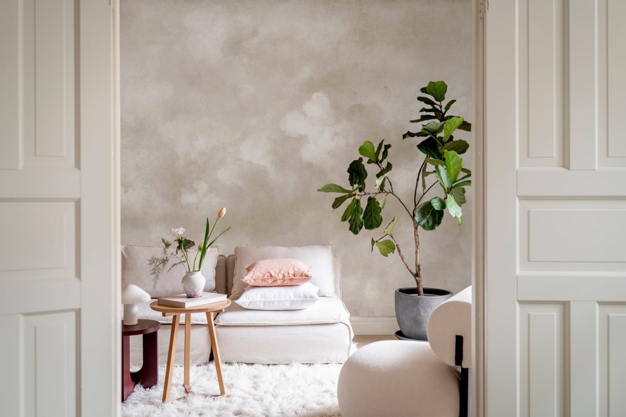 Fototapet, Vintage Clouds, Beige, Rebel Walls