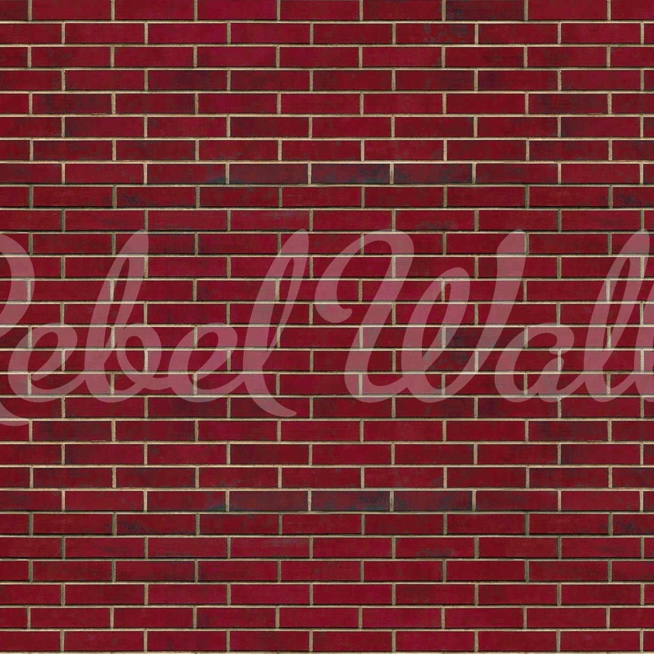 Fototapet, Wall of Tiles, Ruby Red, Rebel Walls - 2