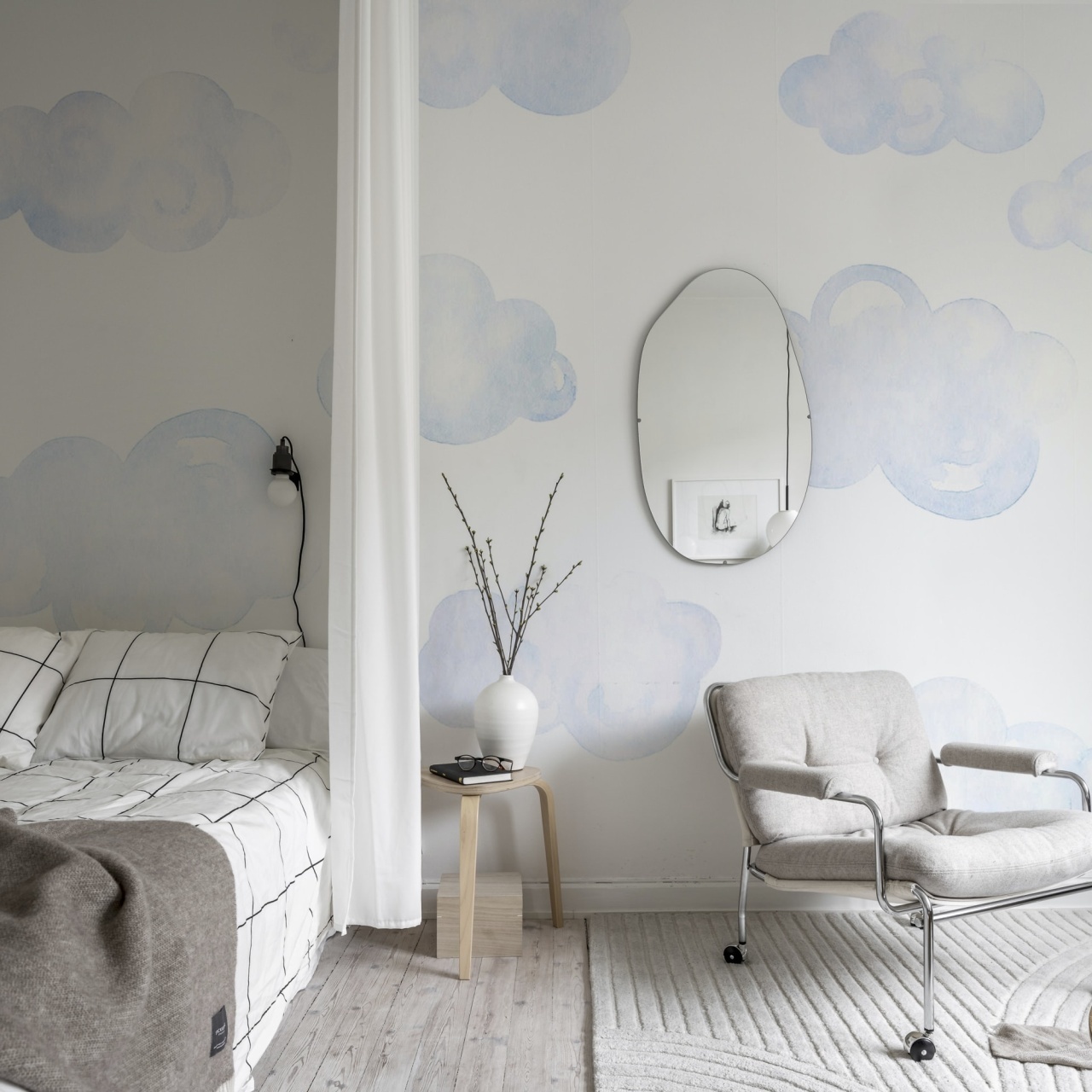 Fototapet, Watercolor Clouds, Rebel Walls - 3
