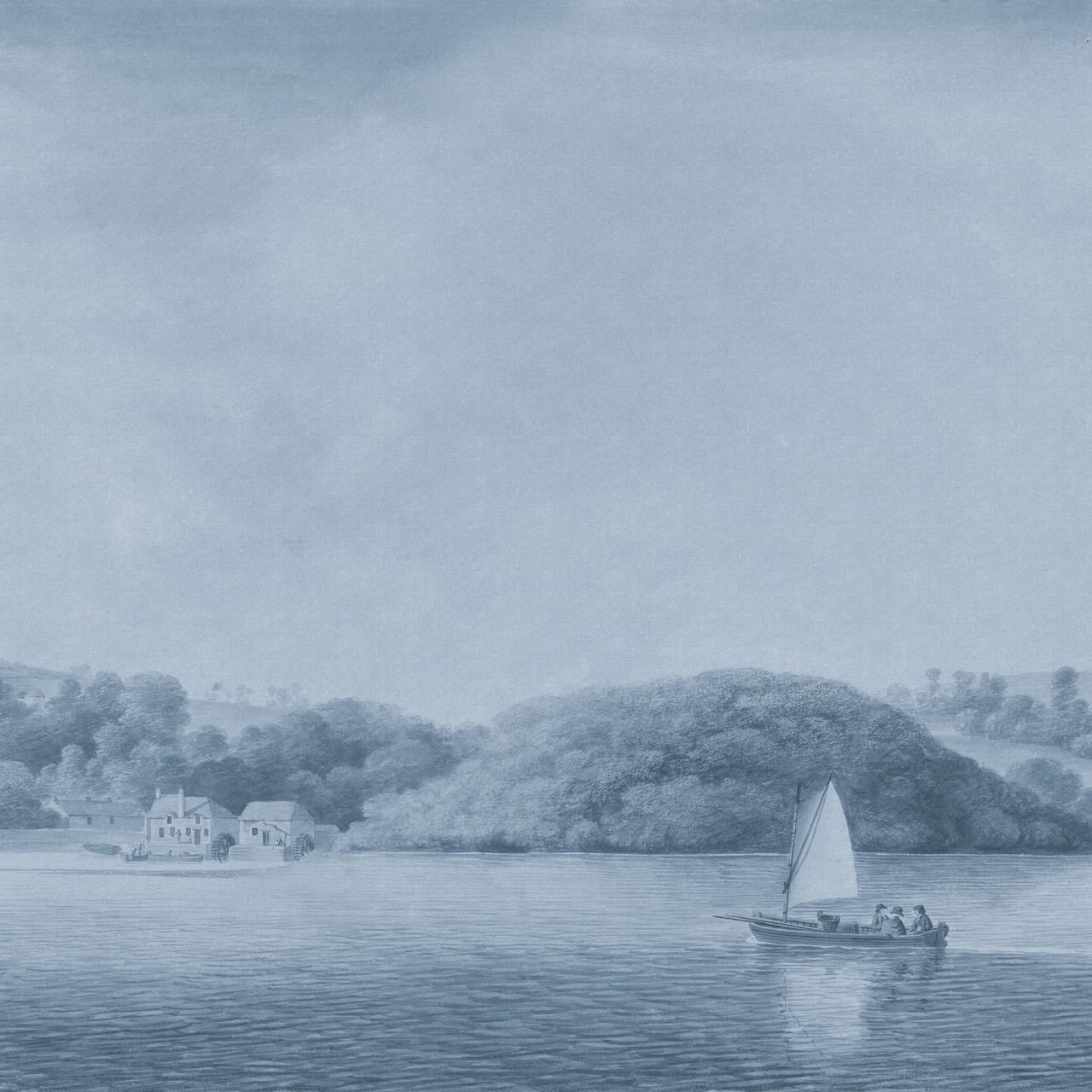 Fototapet, Weekend Sail, Blue, Rebel Walls - 2