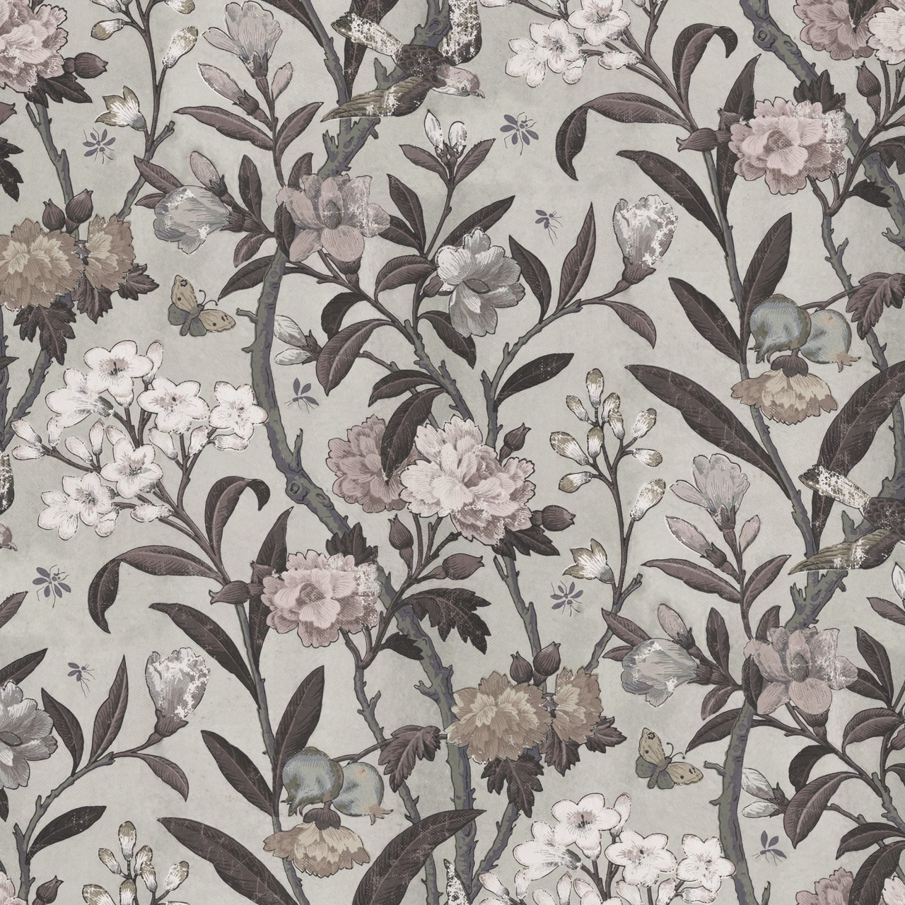 Fototapet, Winding Bloom, Beige, Rebel Walls - 2