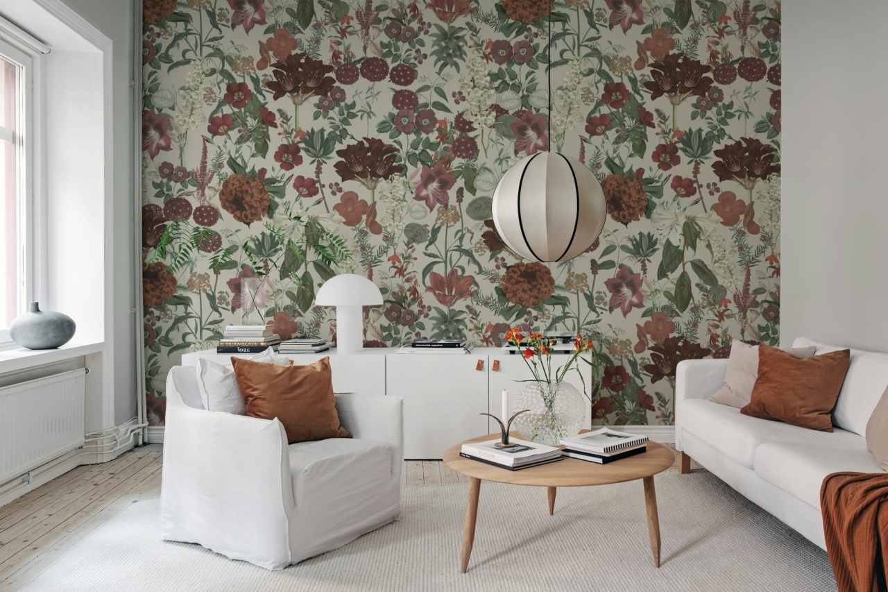 Fototapet, Wintergarden, White, Rebel Walls