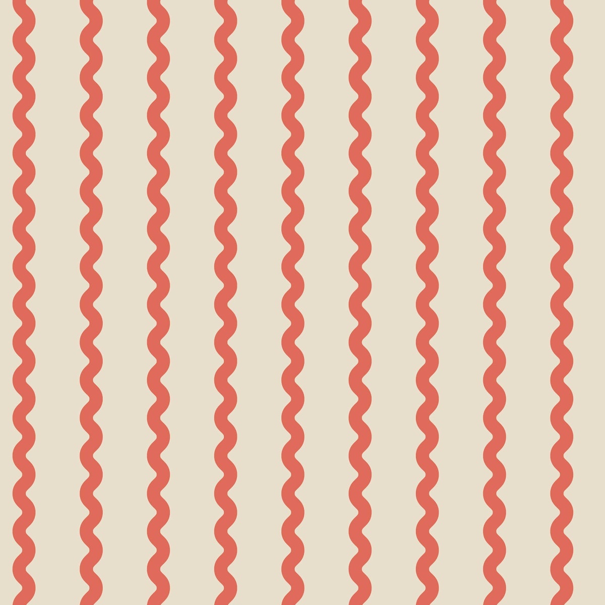 Fototapet, Wobbly Stripe, Red, Rebel Walls - 2