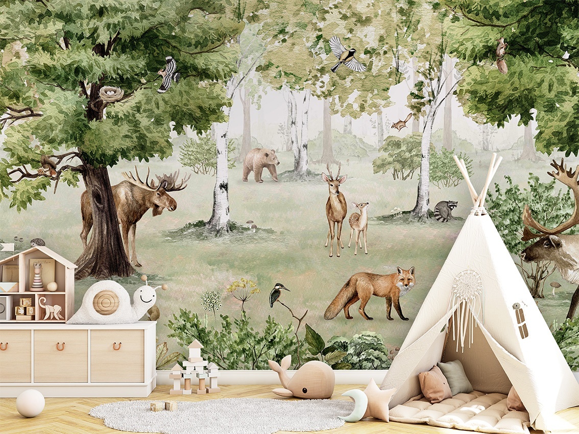 Fototapet Woodland Wonders, Kikki Belle - 5