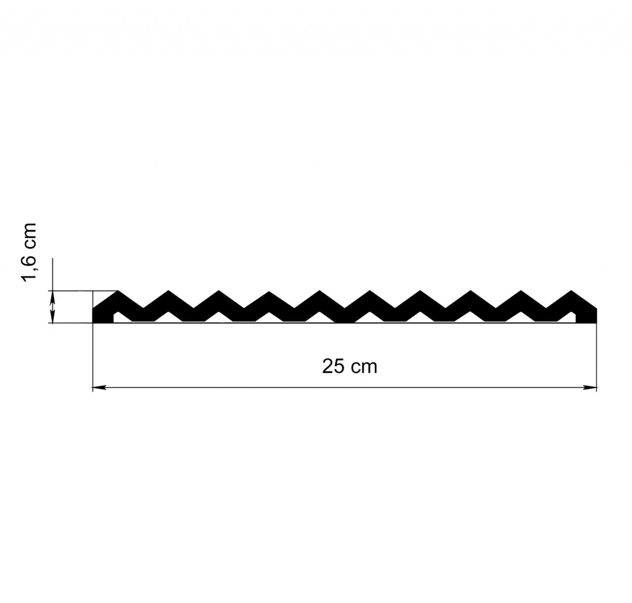 Panou decorativ 3D din poliuretan flexibil, model Riflaj W370F - 25x1.6x280 cm - 2 | YEO