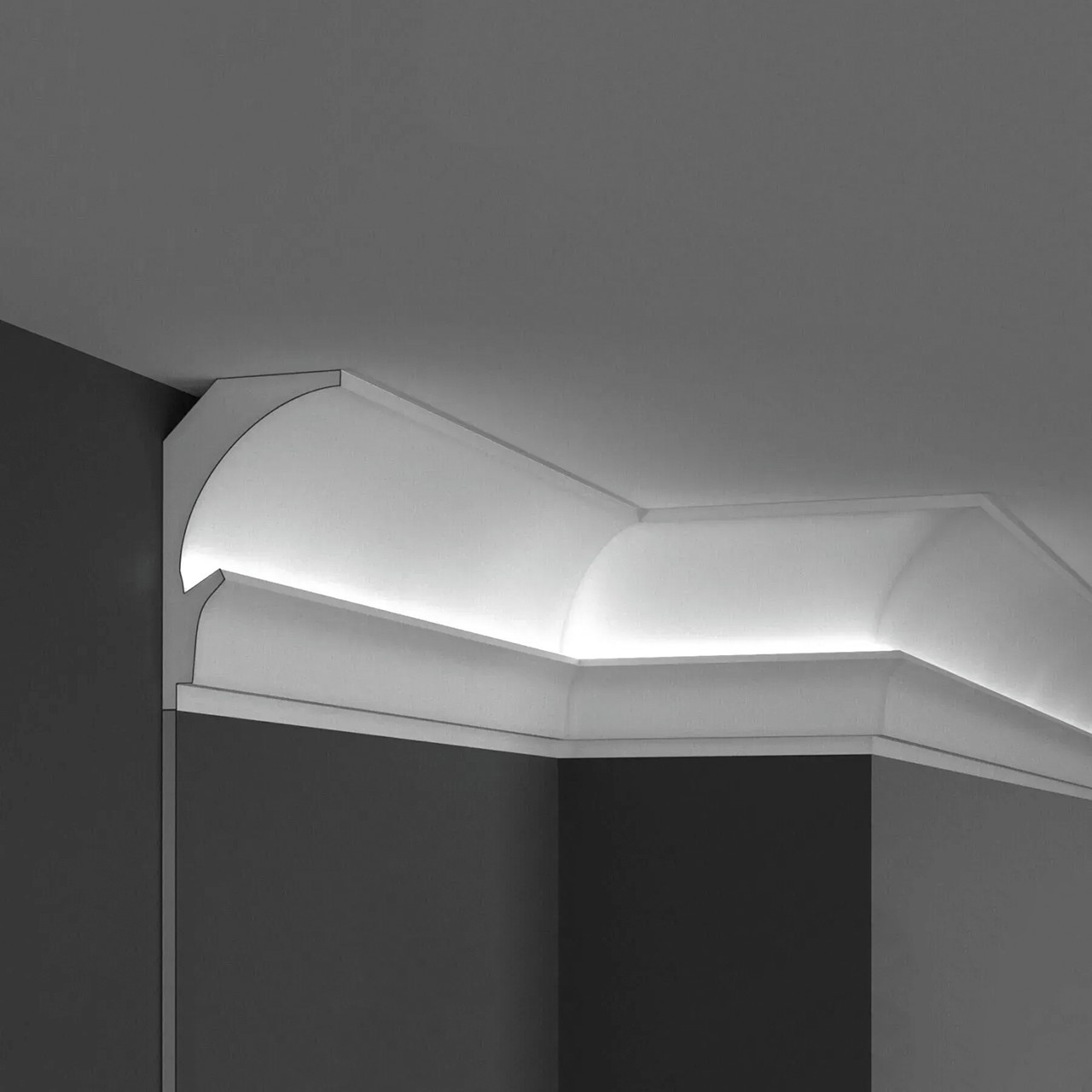 Profil scafa LED KD202 - 15x9x115 cm