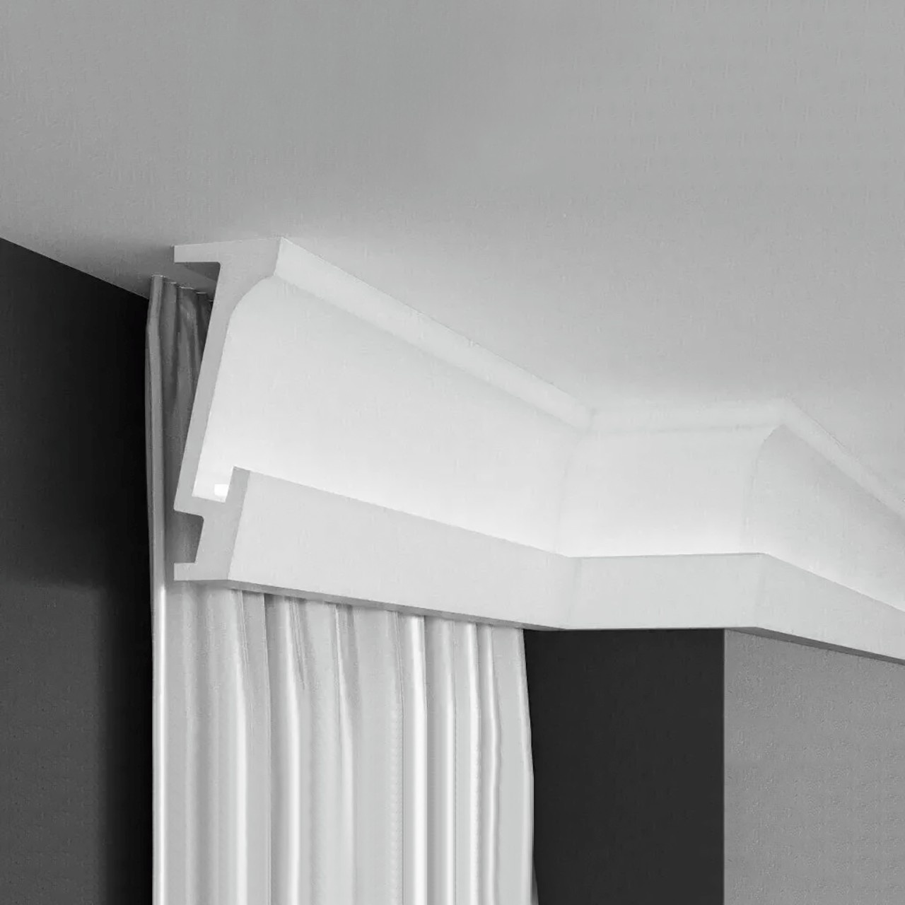 Profil scafa LED KF804 - 16x5.6x200 cm