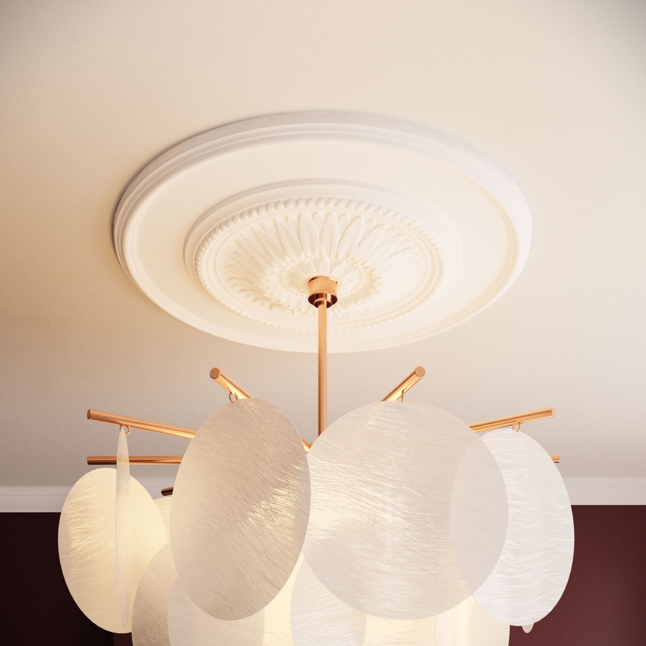 Rozeta din poliuretan R106 - Ø 60 cm - 1 | YEO