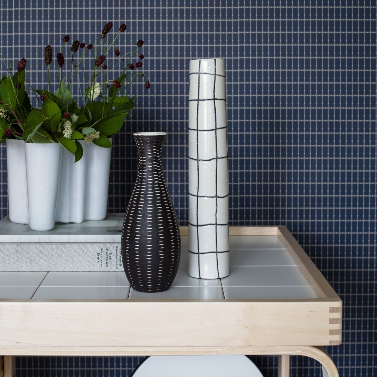 Tapet lavabil, Alvar Aalto M.I.T 1965, 5.3mp / rola - 3