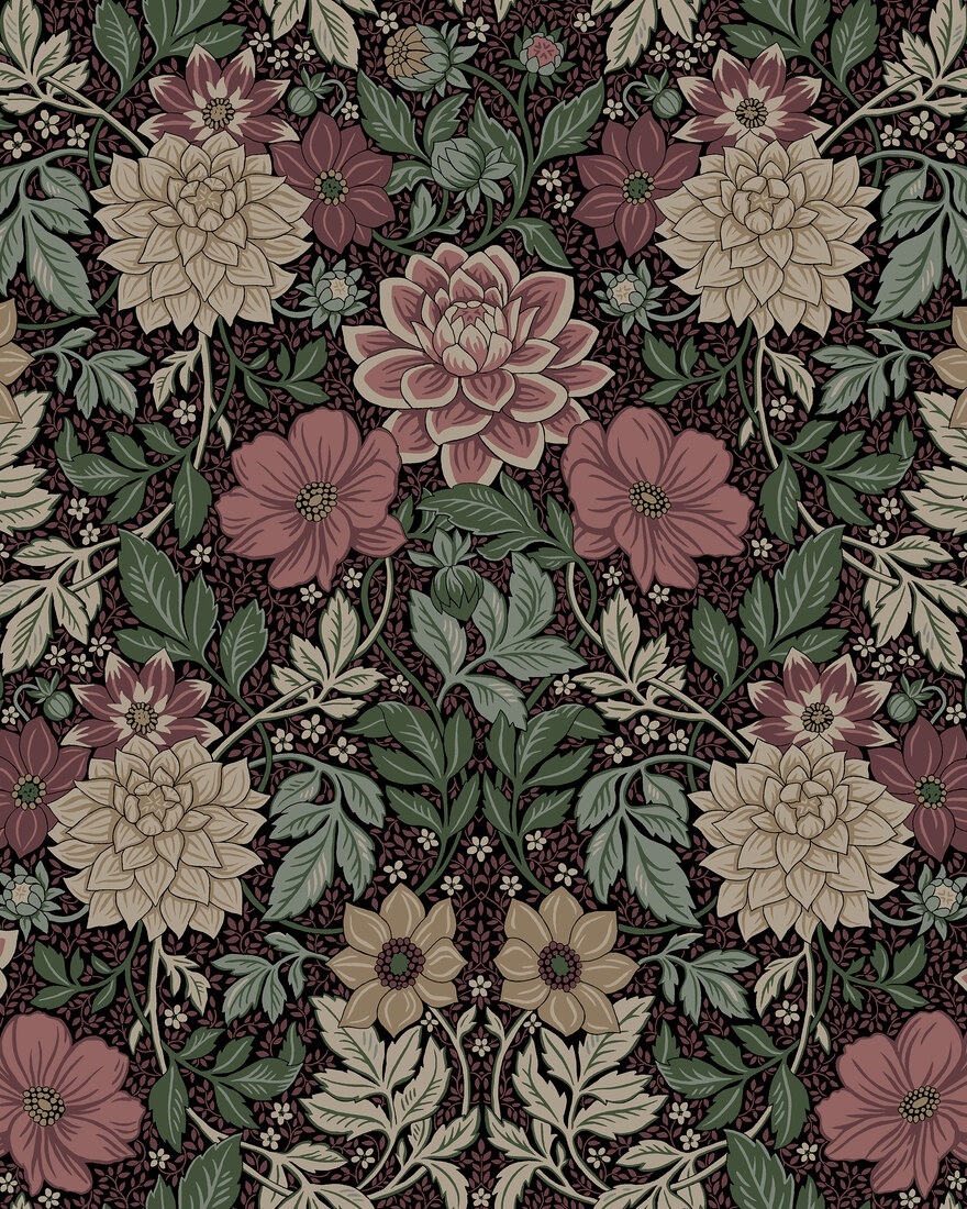 Tapet lavabil, Dahlia Garden 7694, 5.3mp / rola — imaginea 6