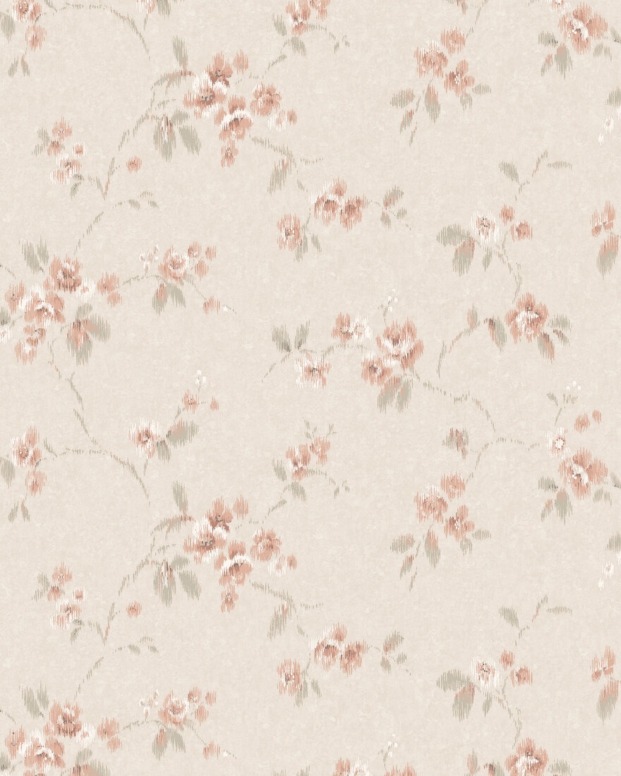 Tapet lavabil, Vintage Rose 4259, 5.3mp / rola - 4