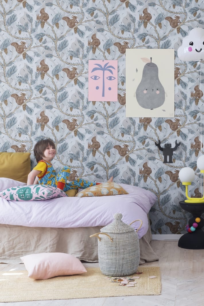 Tapet pentru copii, Squirrel Mountain, Sky, RebelWalls - 2 | YEO