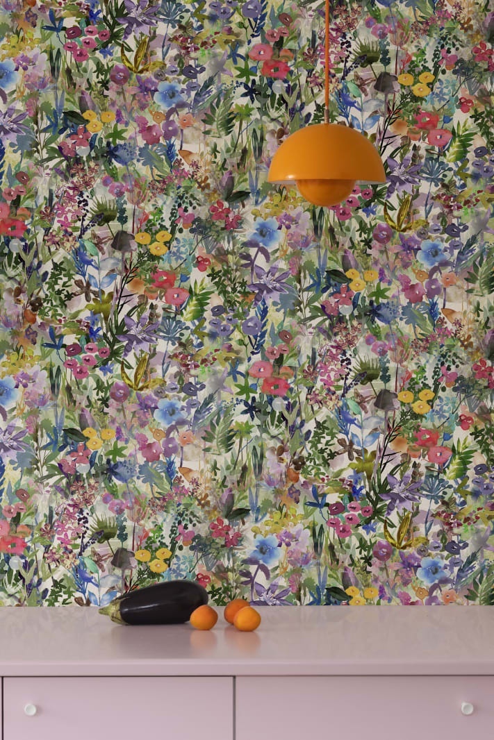 Tapet Poppy Meadow, Rainbow, Rebel Walls - 3