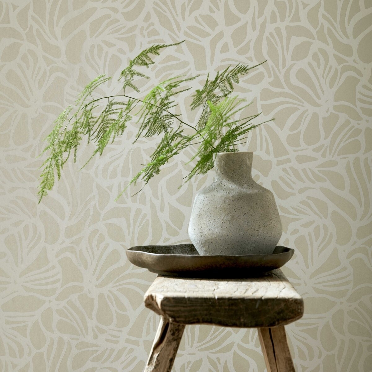 Tapet, Purity, Porcelain Cream Luxury Patterned, 1838 Wallcoverings, 5.3mp / rola