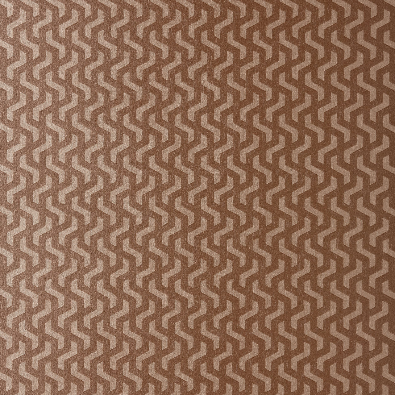 Tapet Rattan, Burnt Orange Luxury Geometric, 1838 Wallcoverings, 5.3mp / rola - 1 | YEO