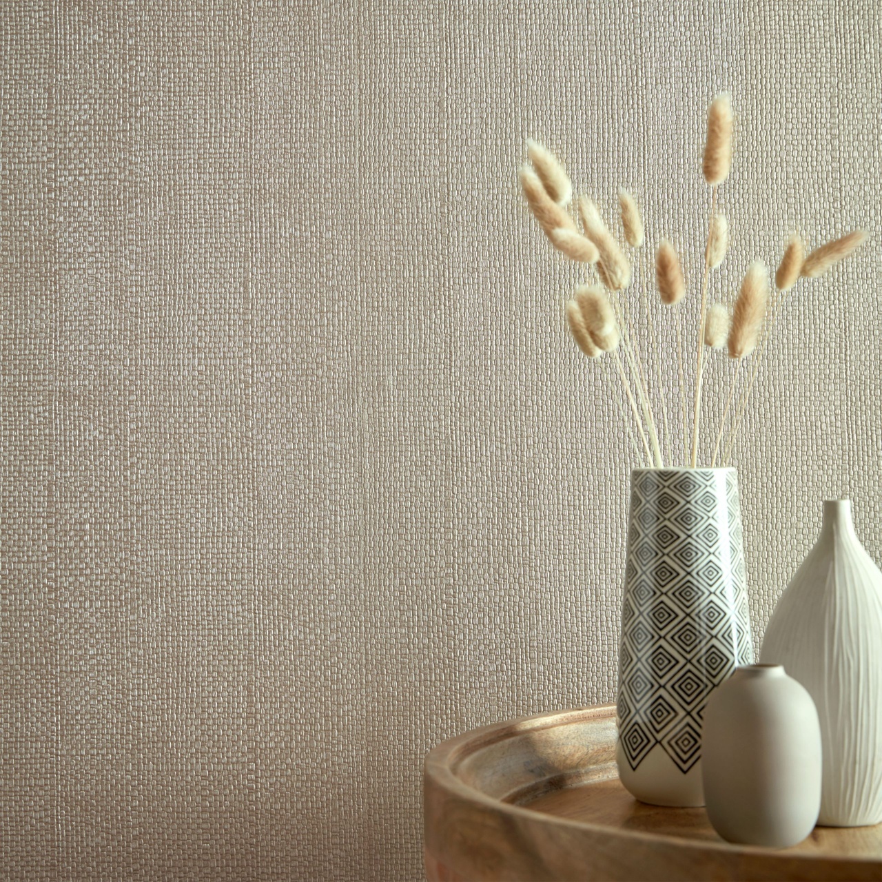 Tapet, Serena, Barley Neutral Luxury Textured, 1838 Wallcoverings, 5.3mp / rola