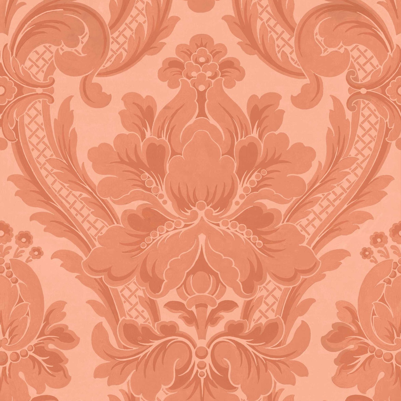 Tapet Venetian Damask, Peach, Coordonne, 5mp / rola - 2
