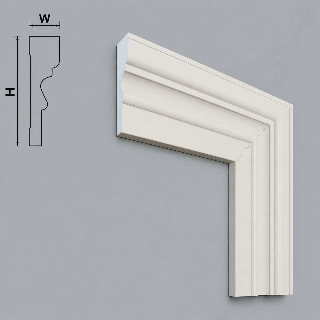 Ancadrament exterior AT18A-15x4x200cm