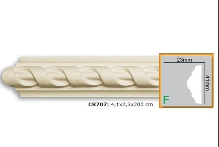 Brau decorativ CR707 - 4.1x2.3x200 cm - 2 | YEO