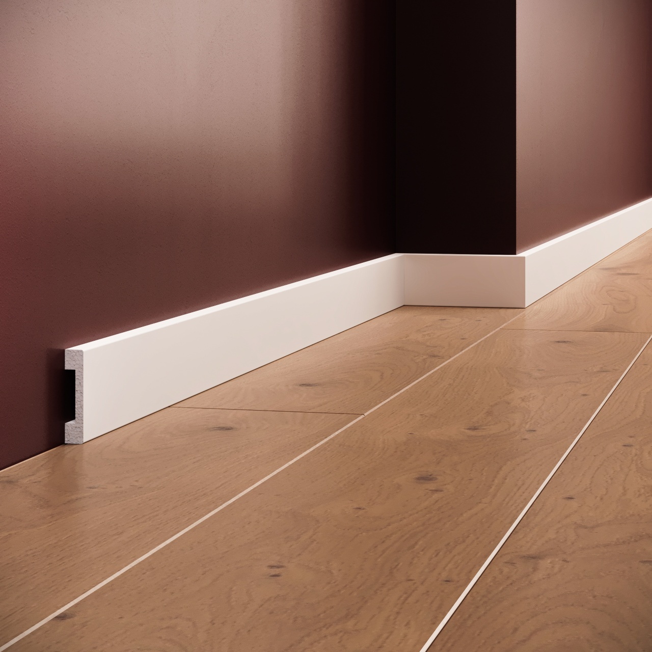 Brau decorativ din polimer rigid B18 - 4.8x1x200 cm - 1 | YEO