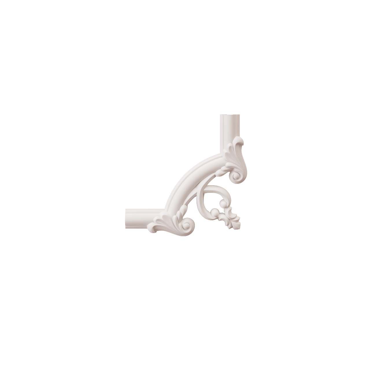 Chenar decorativ din poliuretan B22-2 - 18x18x1.6 cm