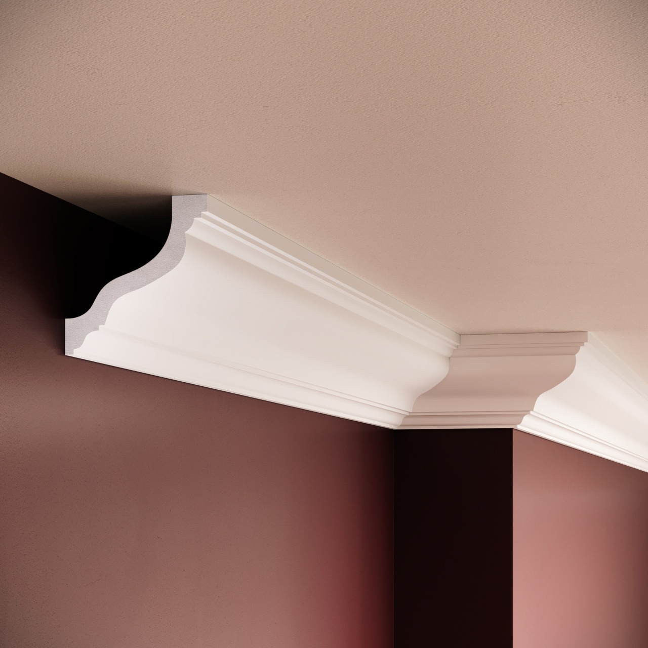 Cornisa decorativa C10-7.8x7.8x200cm