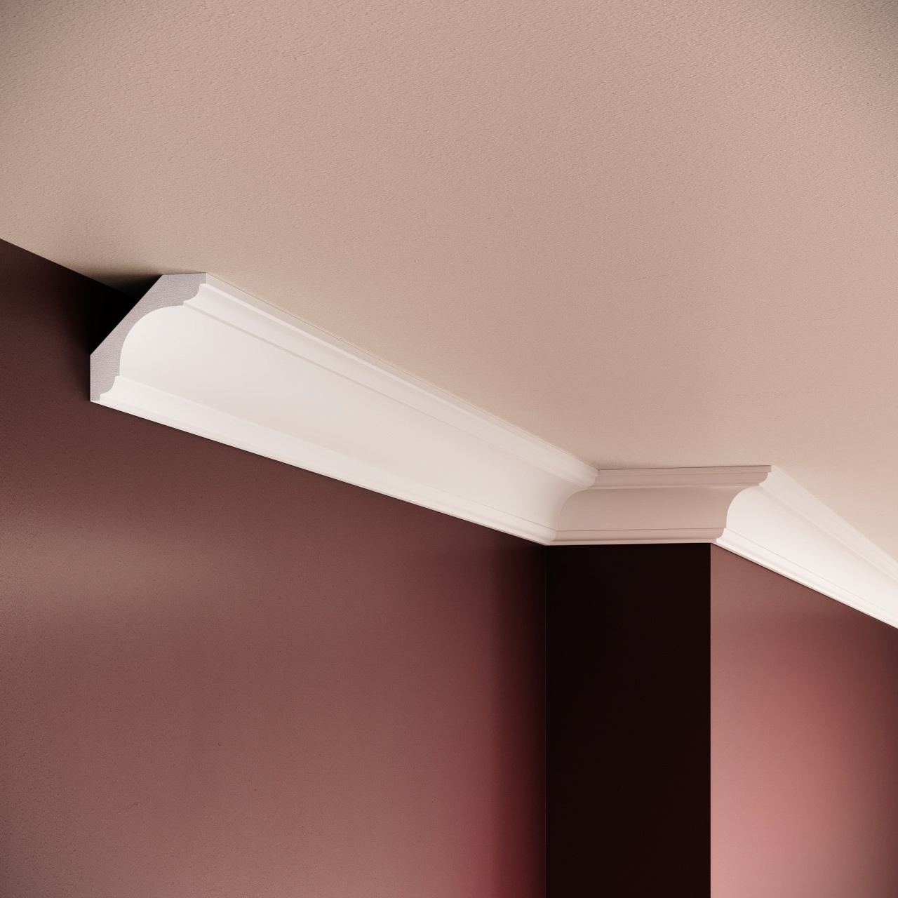 Cornisa decorativa P902E - 8x8.5x200 cm