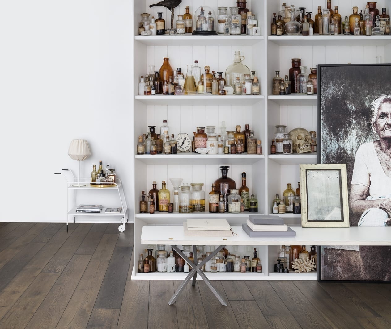 Fototapet, 3D Cabinet of Curios, Rebel Walls — imaginea 3