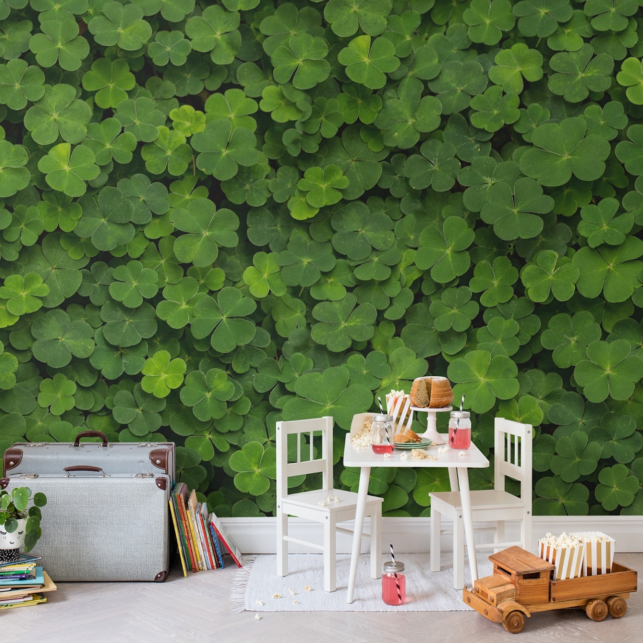 Fototapet, 3D Clover, Rebel Walls - 3
