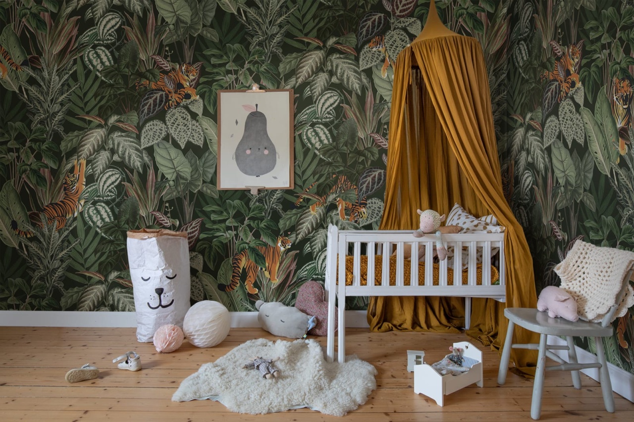 Fototapet, 3D Mischievous Tigers, Lush, Rebel Walls