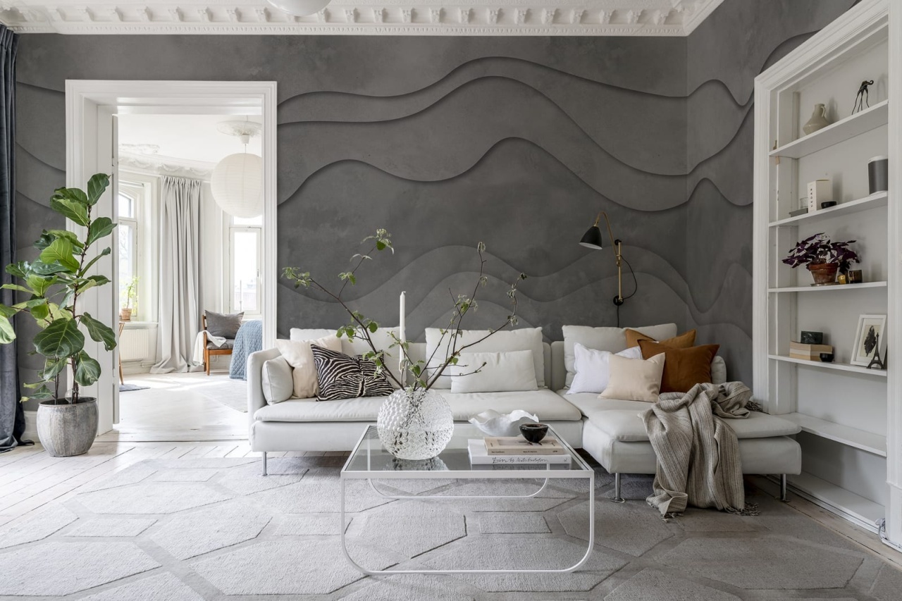 Fototapet, 3D Wave, Grey, Rebel Walls