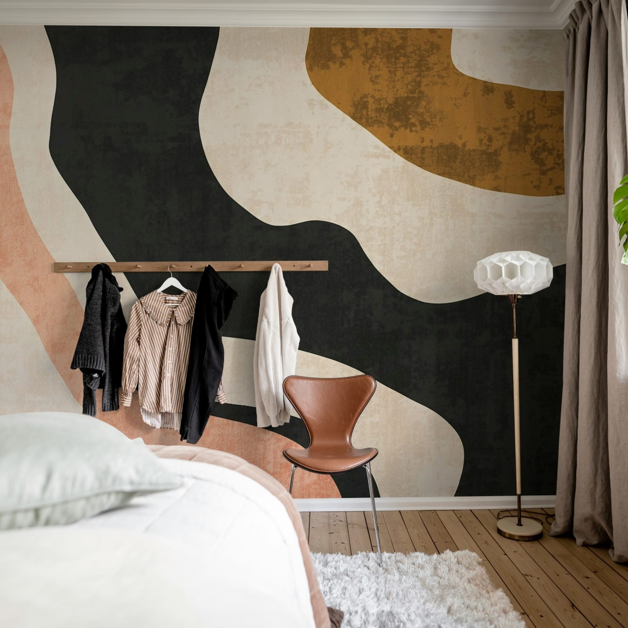 Fototapet, Abstract Flow, Beige, Rebel Walls - 3