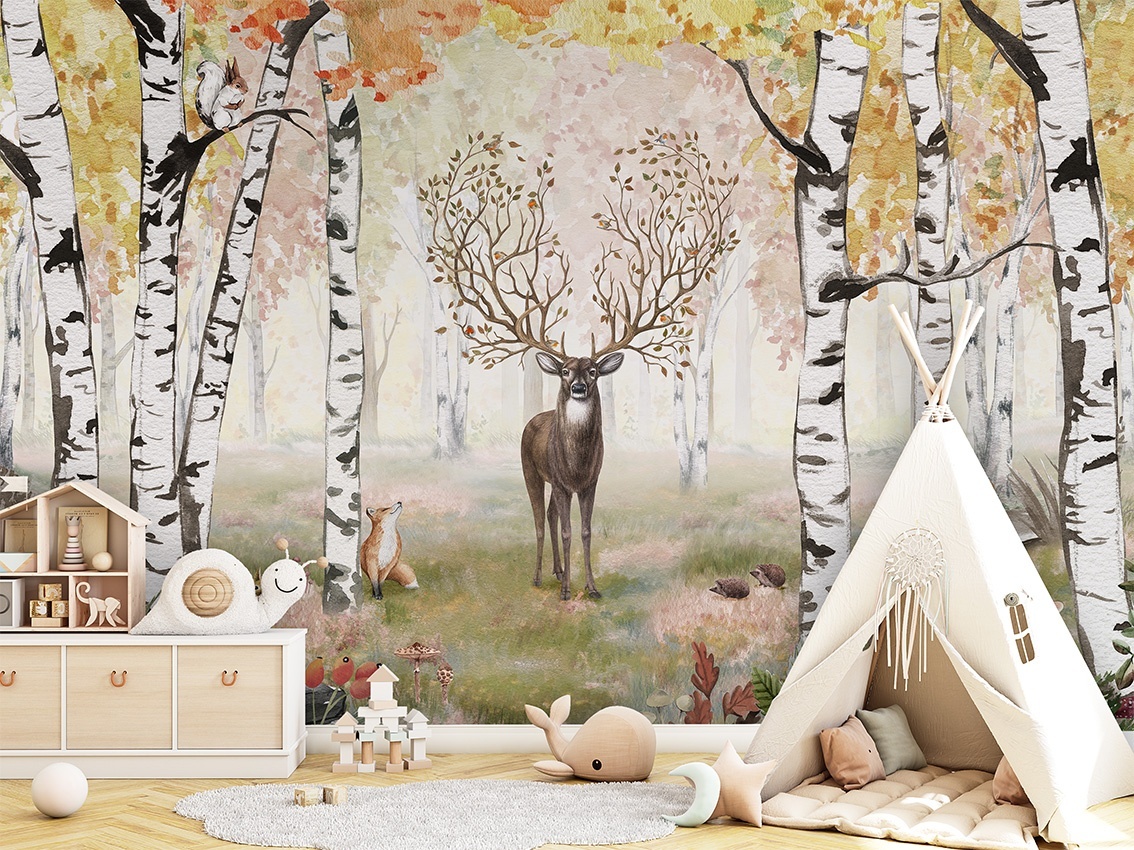 Fototapet Amazing Antlers - Autumn, Kikki Belle - 5